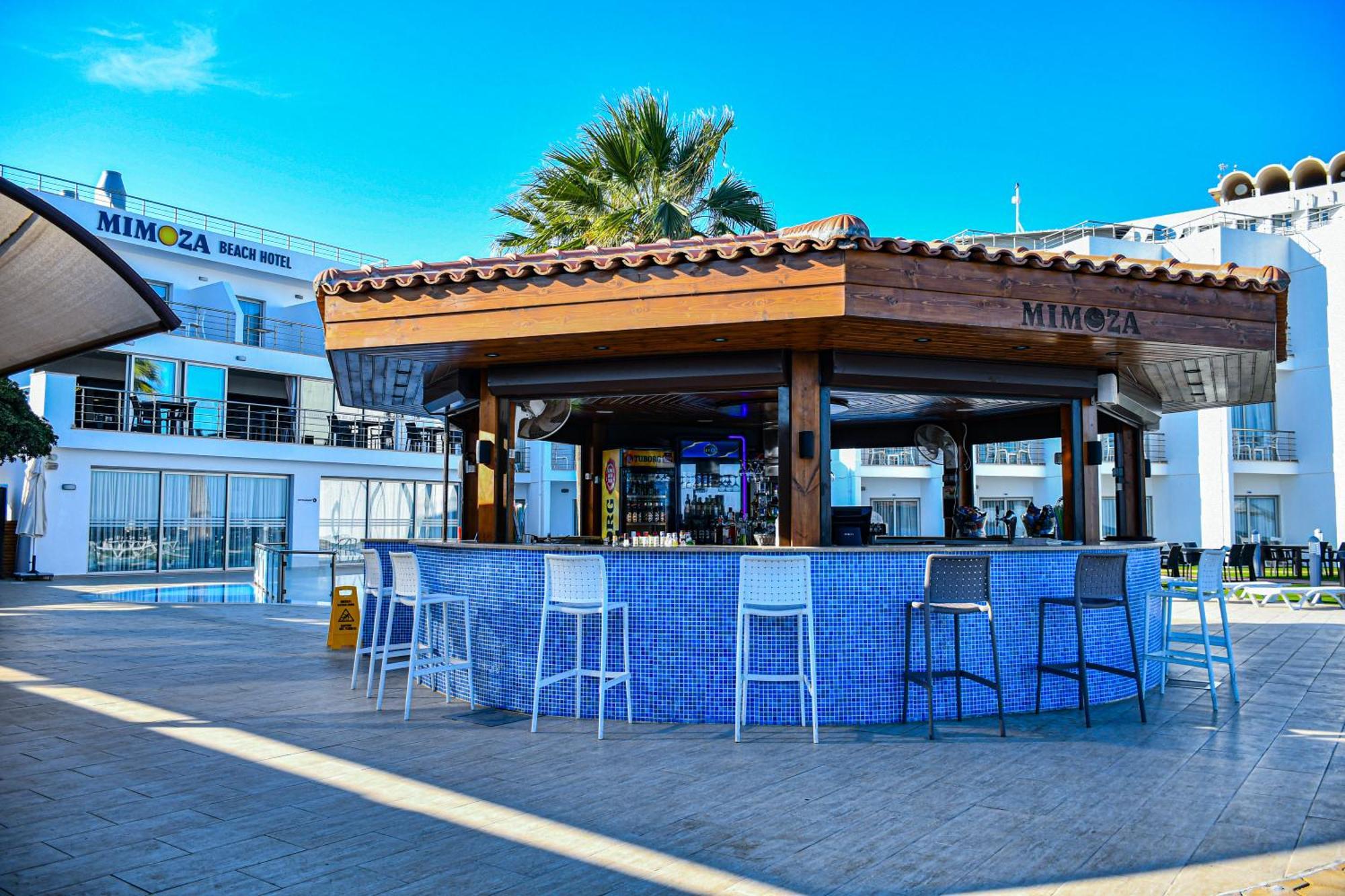 Mimoza Beach Hotel Agios Sergios Экстерьер фото