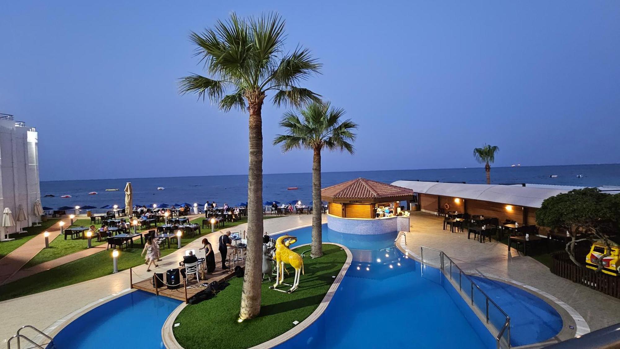 Mimoza Beach Hotel Agios Sergios Экстерьер фото