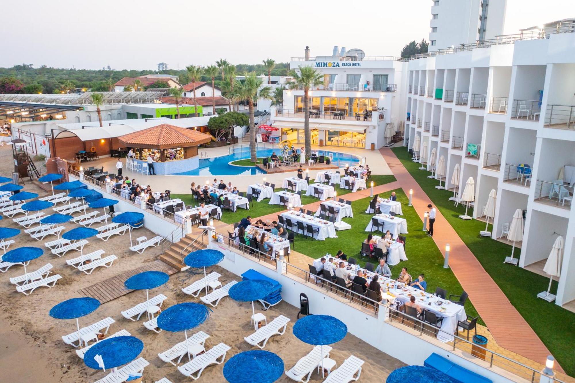 Mimoza Beach Hotel Agios Sergios Экстерьер фото