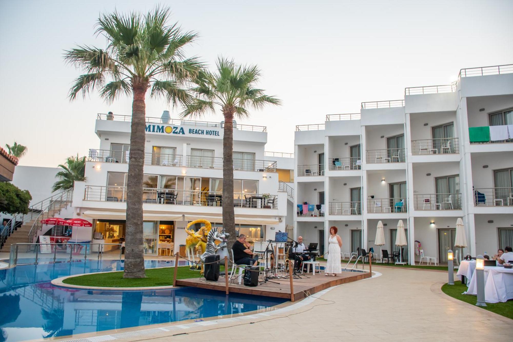 Mimoza Beach Hotel Agios Sergios Экстерьер фото