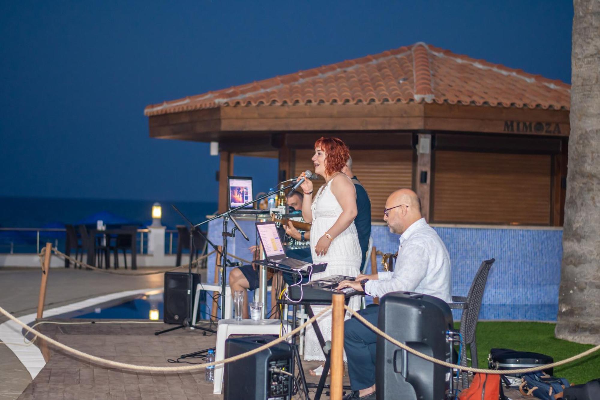 Mimoza Beach Hotel Agios Sergios Экстерьер фото