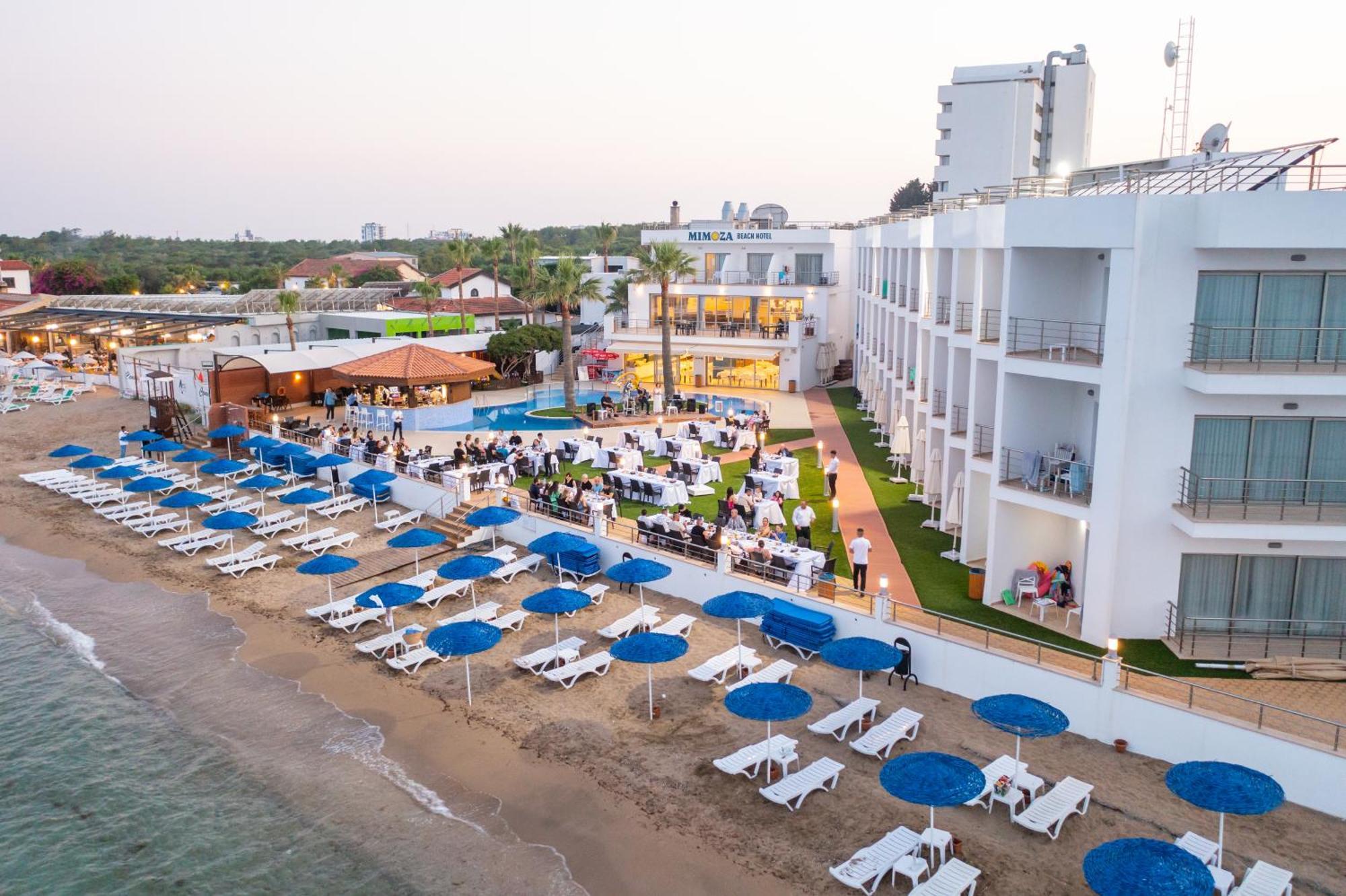 Mimoza Beach Hotel Agios Sergios Экстерьер фото