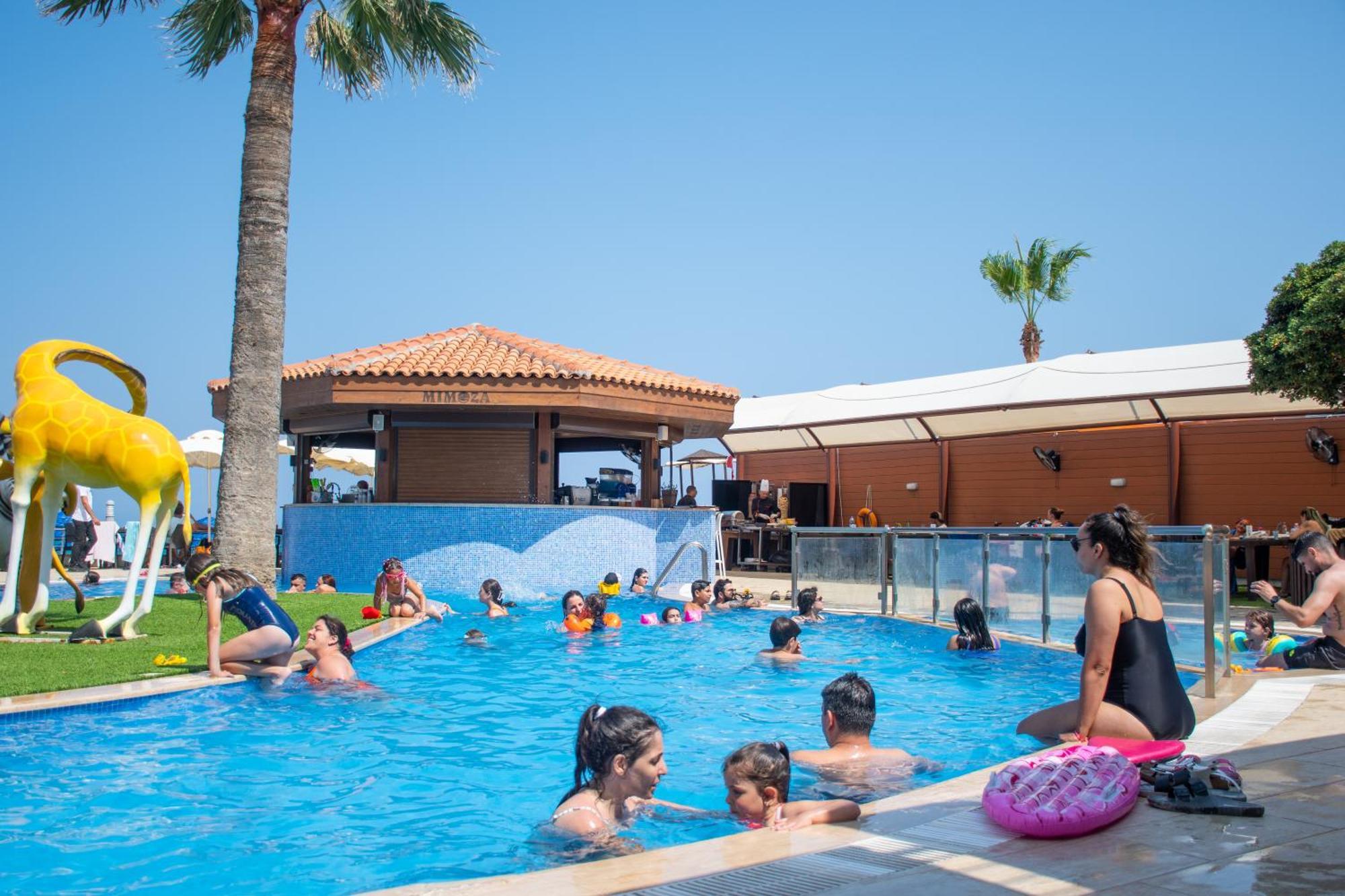 Mimoza Beach Hotel Agios Sergios Экстерьер фото