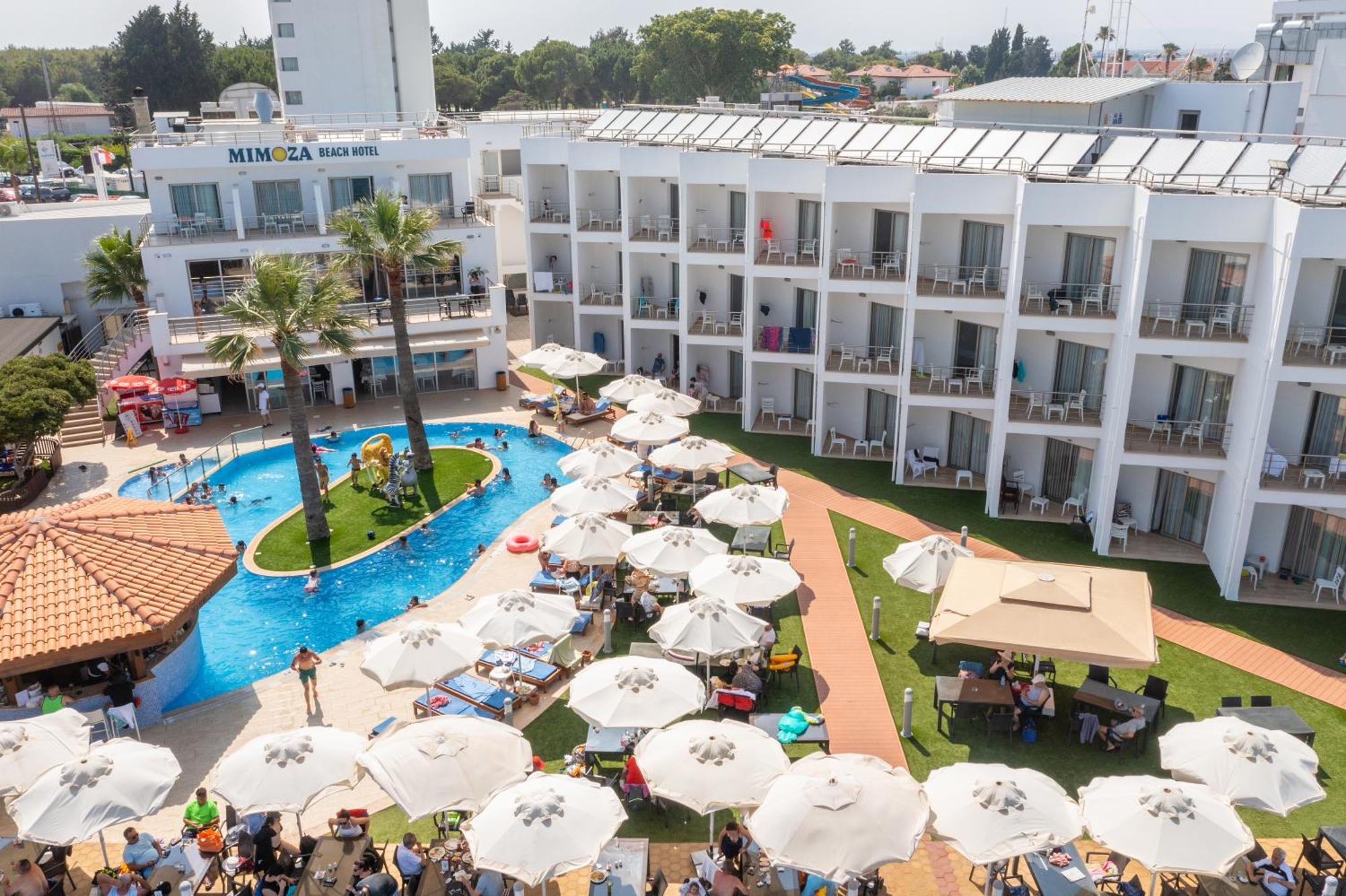 Mimoza Beach Hotel Agios Sergios Экстерьер фото