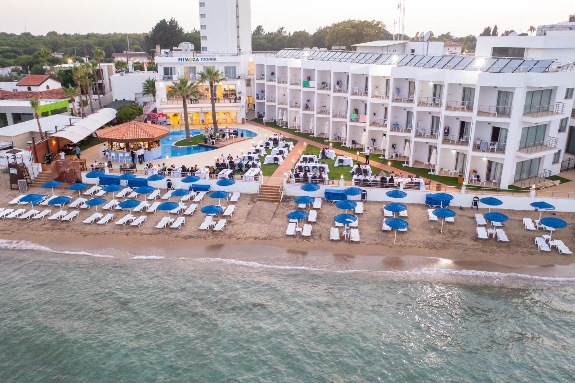 Mimoza Beach Hotel Agios Sergios Экстерьер фото