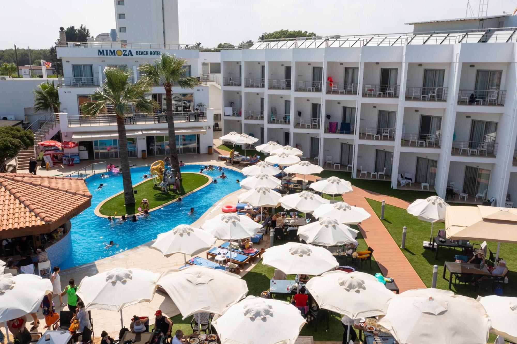 Mimoza Beach Hotel Agios Sergios Экстерьер фото