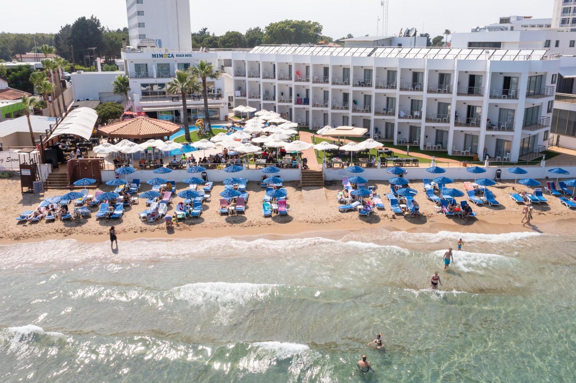 Mimoza Beach Hotel Agios Sergios Экстерьер фото