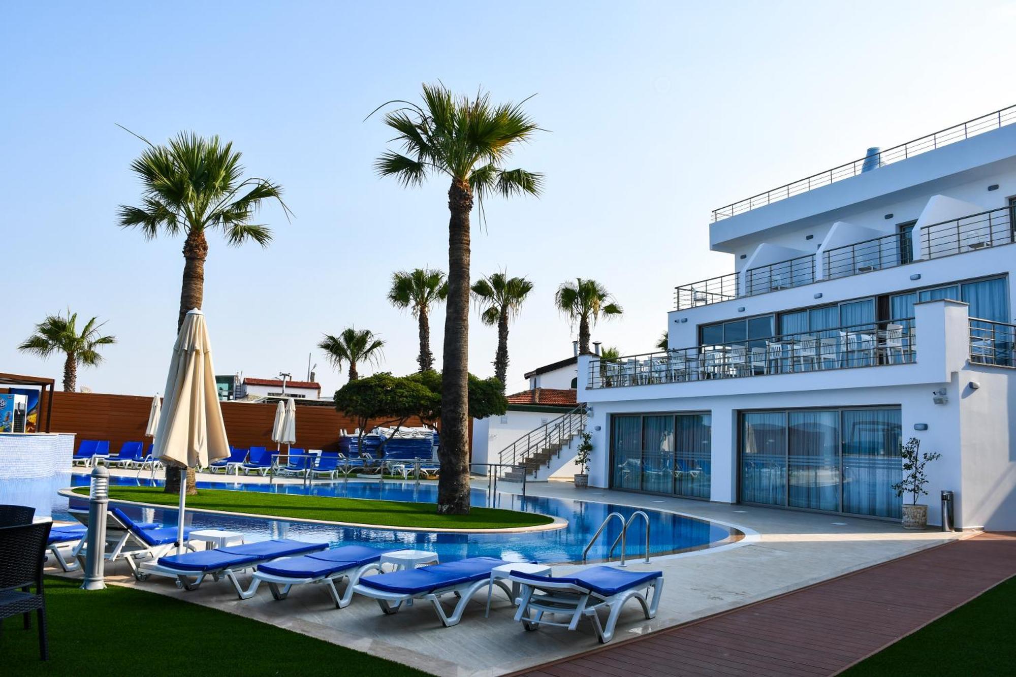 Mimoza Beach Hotel Agios Sergios Экстерьер фото