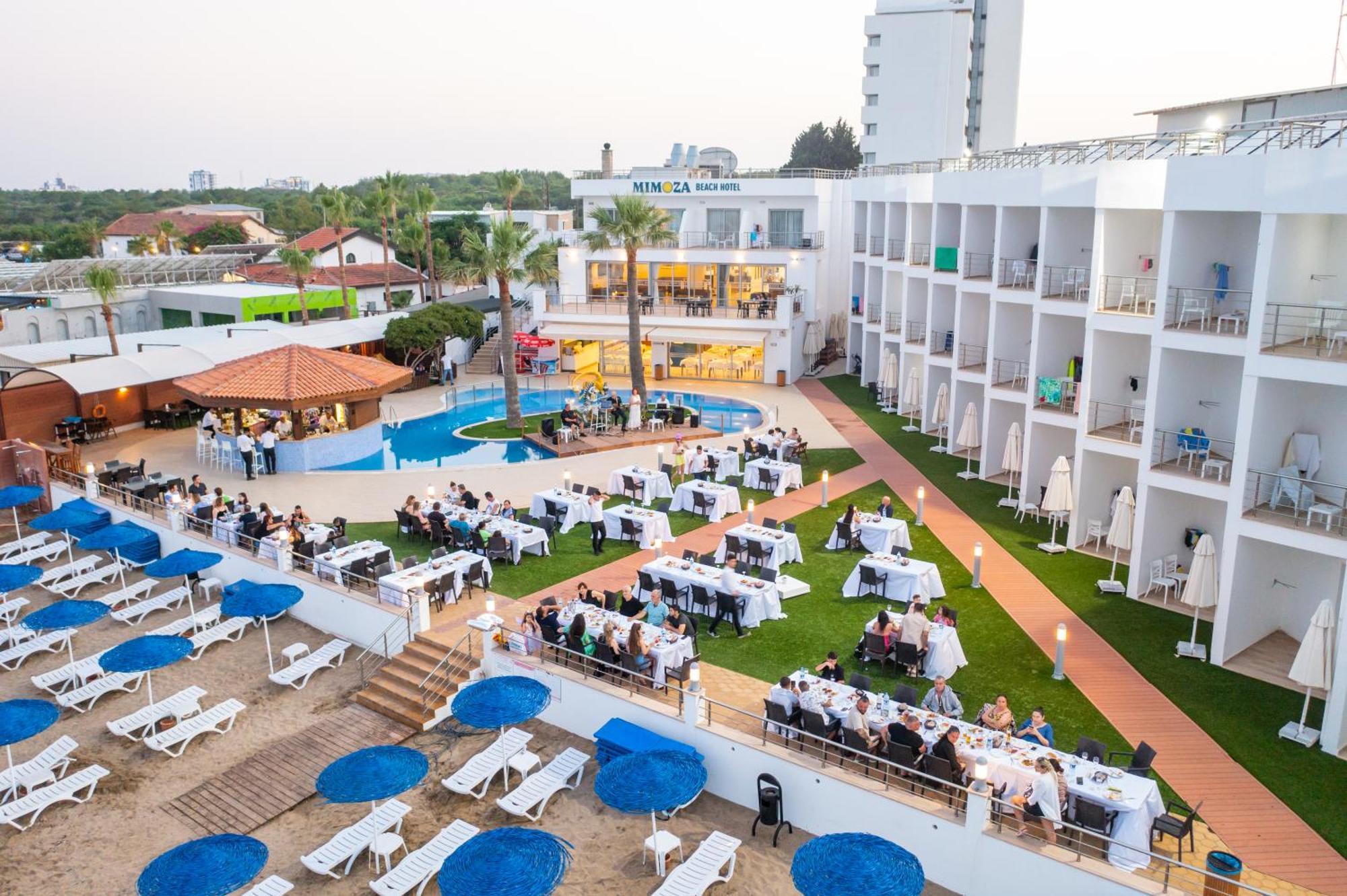 Mimoza Beach Hotel Agios Sergios Экстерьер фото