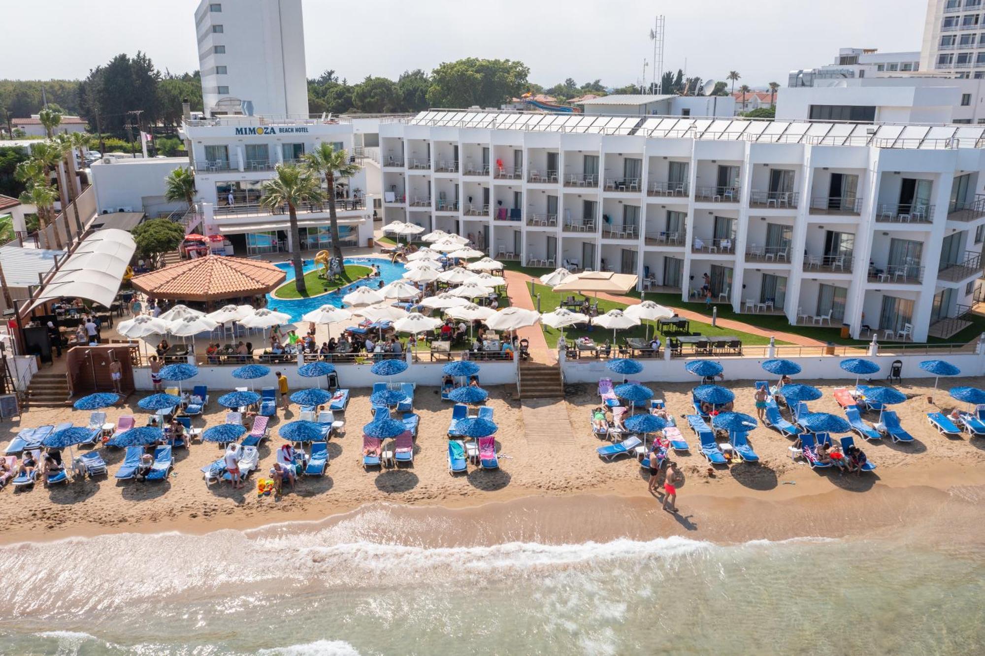 Mimoza Beach Hotel Agios Sergios Экстерьер фото